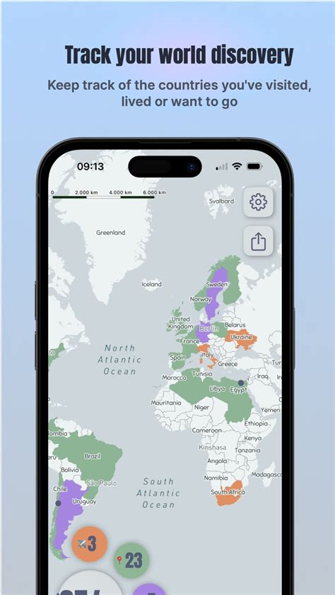 World Map: Visited Countries for iPhone - Download