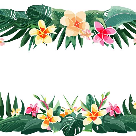 Flower border clipart transparent background 24029799 PNG