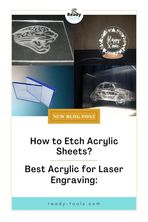 How to Etch Acrylic Sheets? | Best Acrylic for Laser Engraving: | Acrylic sheets, Clear acrylic ...