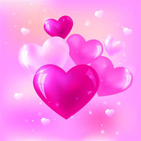 HD wallpaper: love, pink, heart, hearts, background | Wallpaper Flare