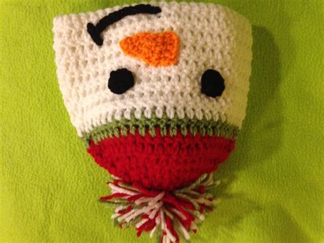 Crochet Snowman Hat | Etsy