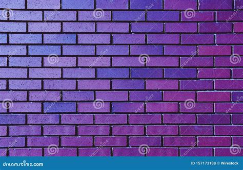 Beautiful Purple Brick Wall for Background or Wallpaper Stock Photo - Image of concrete, light ...