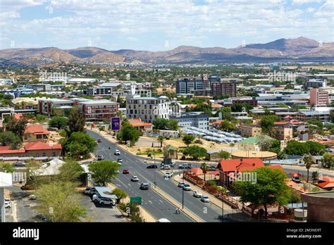 City Center of Windhoek. Windhoek is the capital and the largest city of Namibia. Southern ...