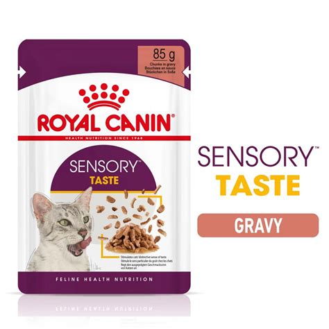 Royal Canin Sensory Taste In Gravy Adult Wet Cat Food 12 x 85g - Royal Canin Wet Cat Food - Farm ...