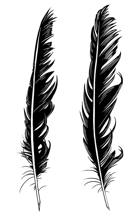 Crow Feather Tattoo Designs by dirtyinks.deviantart.com on @DeviantArt More Feather Tattoo For ...