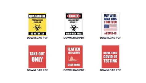 Download FREE Printable Coronavirus Signs & Posters | Plum Grove