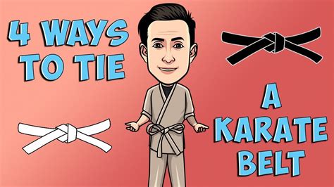 4 Ways to Tie a Karate Belt - YouTube