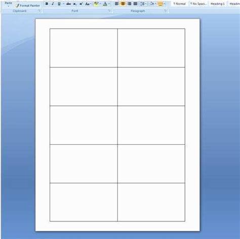 Blank Business Card Template Microsoft Word Download - Cards Design Templates