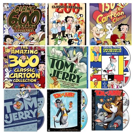 Giant 600 Cartoon Collection DVD 200 Classic Cartoons DVD 150 Cartoon Classics The Amazing 300 ...