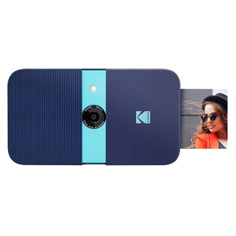 kodak smile instant print digital camera slide-open 10mp camera w/2x3 zink paper, screen, fixed ...