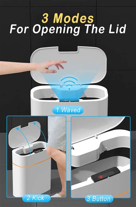 Smart Trash Can with Lid - Top Kitchen Gadget