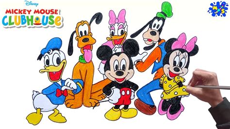 Mickey Mouse Family Drawing