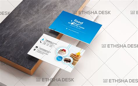 Food Business Card Design by Ethshadesk | Codester