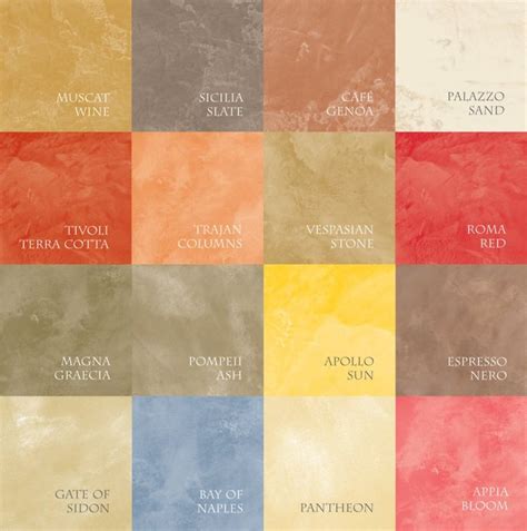 venetian plaster colors | Venetian plaster, Tuscan paint colors, Tuscan colors