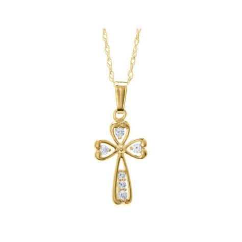 Christening Cross Necklace for Baby/Child - BeadifulBABY