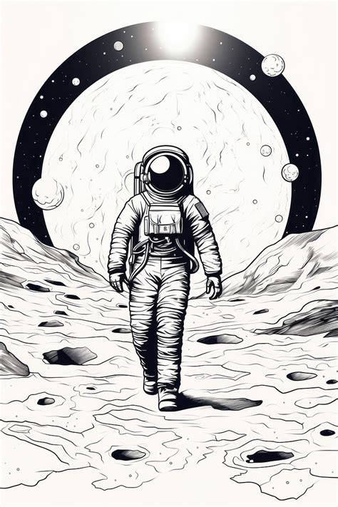 Astronaut Drawn Images | Free Photos, PNG Stickers, Wallpapers & Backgrounds - rawpixel