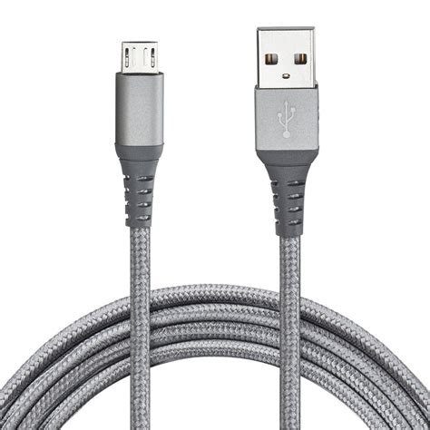 6 ft. USB to Micro USB Braided Charging Cable