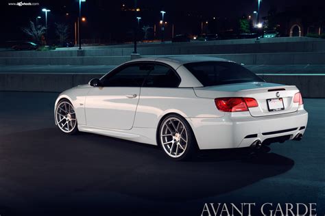 Extremely Stylish White Convertible BMW 3-Series Upgraded by Aftermarket Goodies — CARiD.com Gallery