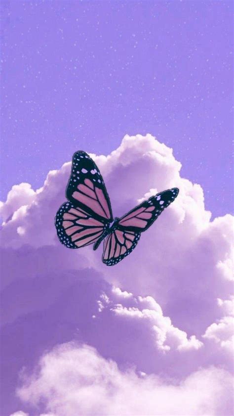 Purple Butterfly Phone Wallpapers - Top Free Purple Butterfly Phone Backgrounds - WallpaperAccess