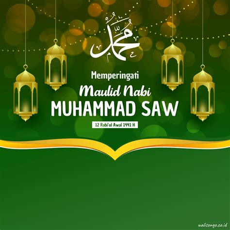 Contoh Banner Maulid Nabi Muhammad Saw 2020