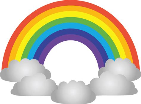 Rainbow With Clouds SVG File - Best Free Fonts | Befonts Gallatone Signature Font