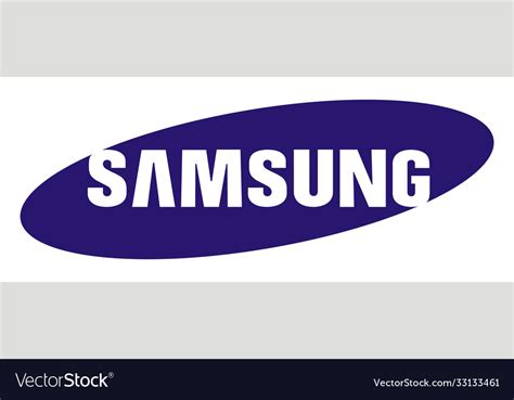 Samsung mobile logo Royalty Free Vector Image - VectorStock