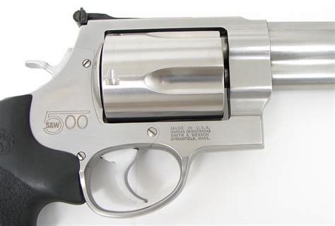 Smith & Wesson 500 .500 S&W Mag. caliber revolver. 8 1/4" barrel with compensator. Excellent ...