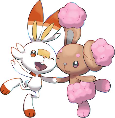 Pokemon sword shield Scorbunny And Buneary by vikthor01 on DeviantArt