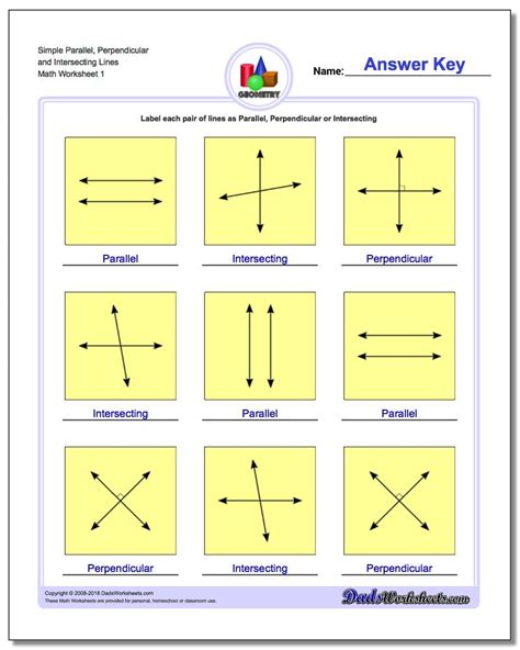 Parallel, Perpendicular, Intersecting