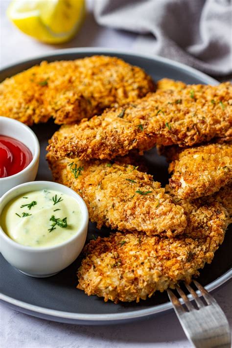 Crispy Air Fryer Chicken Tenders Recipe - Happy Foods Tube