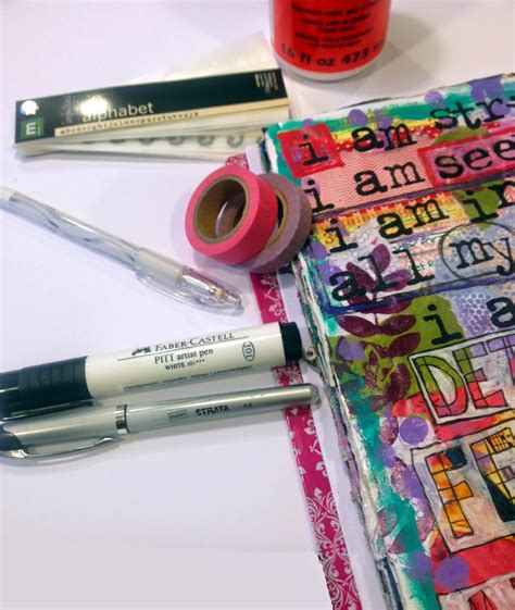 Five Favorite Art Journal Supplies - the Inspiration Place