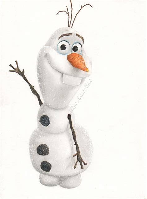 Olaf From Frozen Drawing by KirstenLouiseArt on DeviantArt