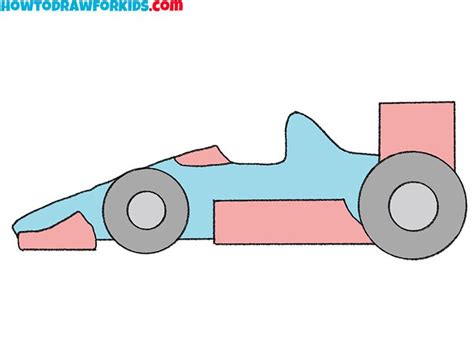 simple racing car drawing for kids in 2022 | Drawing for kids, Drawings, Car drawings