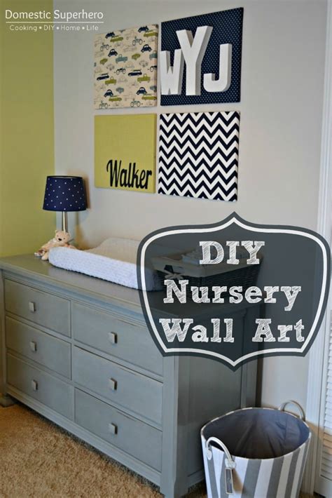 DIY Nursery Wall Art and a Nursery Tour • Domestic Superhero