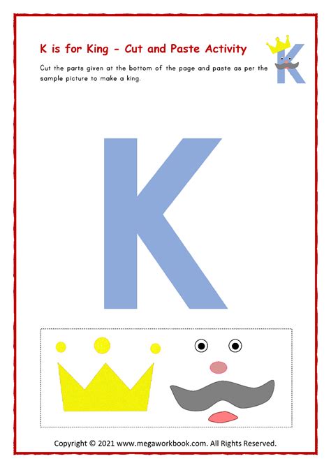 Letter K Worksheets - Letter K Activities For Preschoolers - Letter K Crafts - Letter K ...