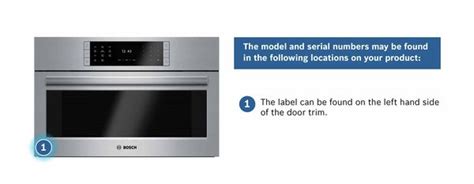 Find Your Bosch Ovens Serial Number | Bosch