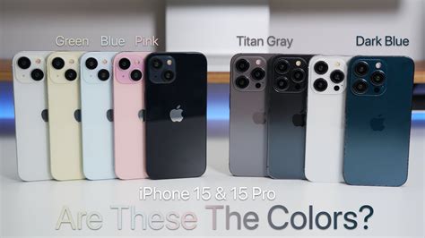 iPhone 15 Models - Every New Color - YouTube