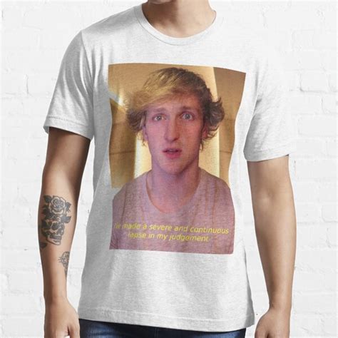 "Logan Paul Apology" T-shirt for Sale by windexi | Redbubble | logan paul t-shirts - apology t ...