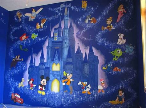 Disney Wall Murals, Disney Playroom, Disney Nursery, Baby Disney, Deco Disney, Disney Art ...