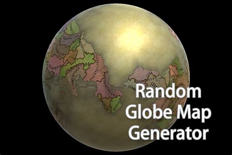 Random Globe Map Generator | モデリング | Unity Asset Store