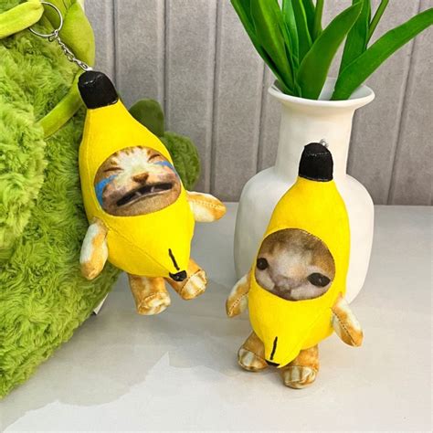 Meme Plush Cat in Banana Costume | Alwaysplushie