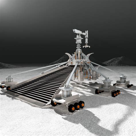 Regolith Mining Robot for Poser