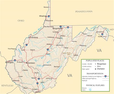 West Virginia Turnpike Map - Black Sea Map