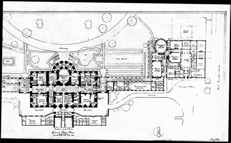 1943 press room floor plan - White House Historical Association