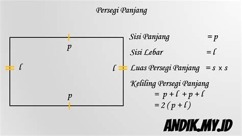 Cara Menghitung Luas Persegi Panjang - IMAGESEE