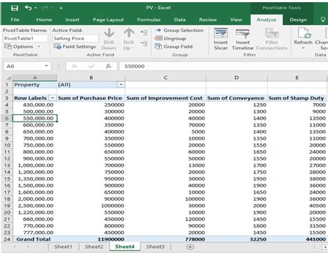 Pivot Table: Pivot Table Basics - Calculated Fields