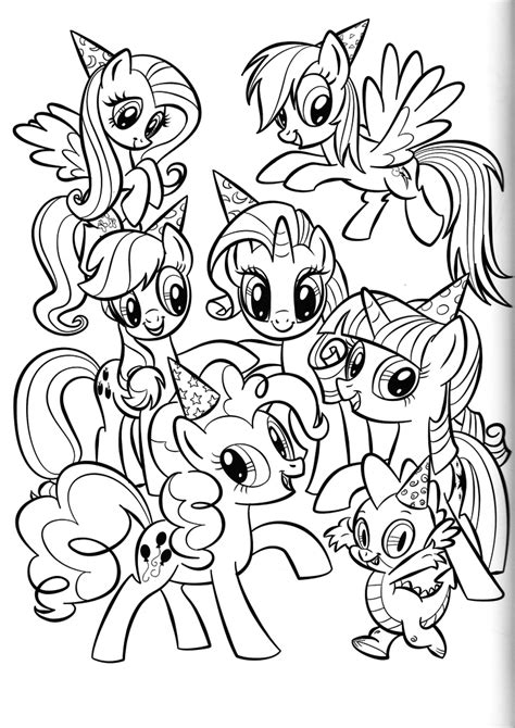 My Little Pony Friendship is Magic Coloring Pages - Best Coloring Pages For Kids