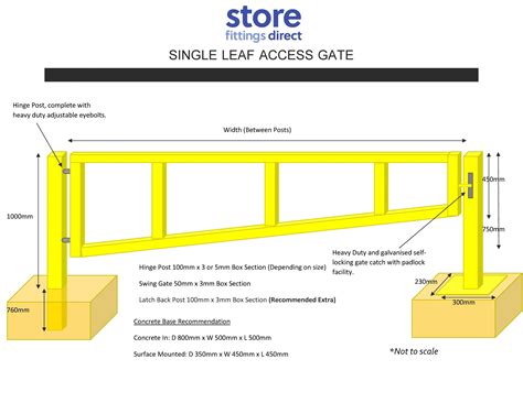 Manual Swing Barrier Gate | Double Leaf Swinging Access Gate