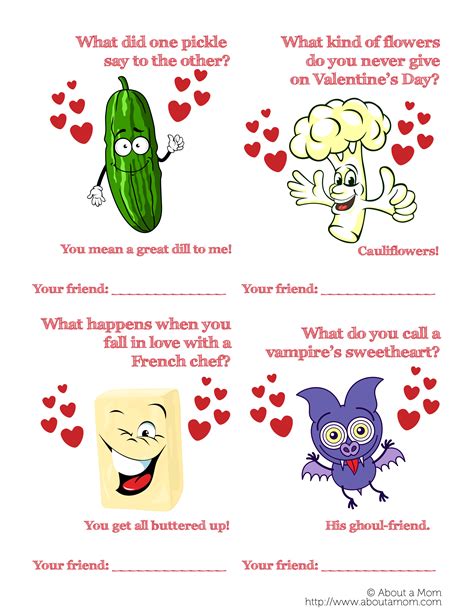 Printable Funny Valentine's Day Cards - About A Mom