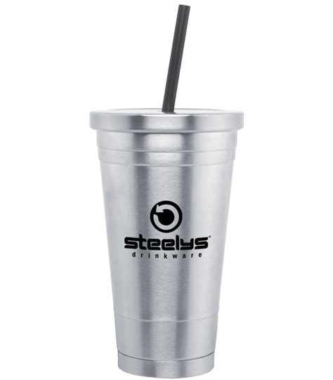 18 Oz Insulated Tumbler With Reusable Straw - Steelys Drinkware